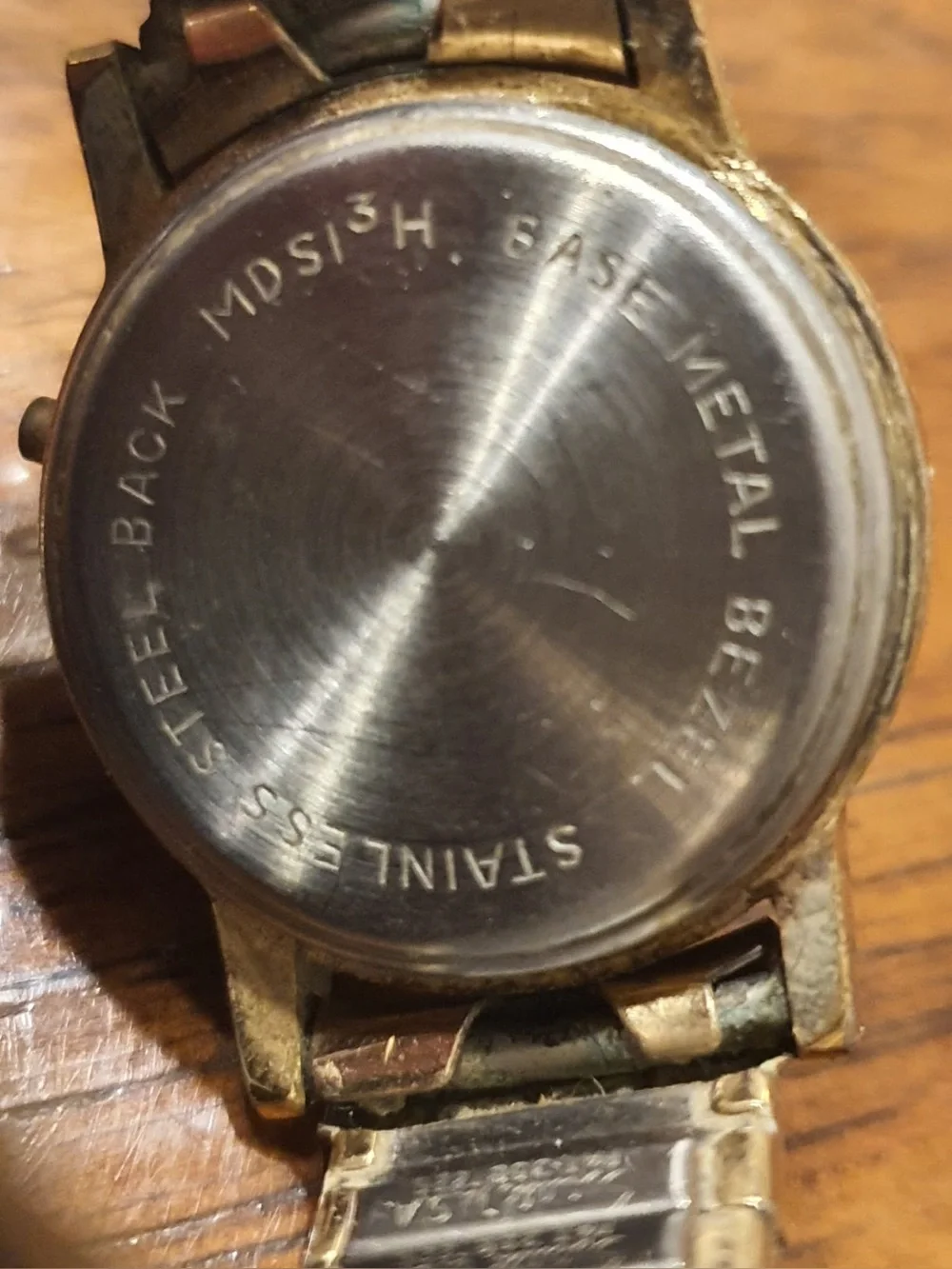 🦋10/$20🦋 Vtg Sensor Tri-Lite Goldtone Digital Women's Watch For Parts or Repair